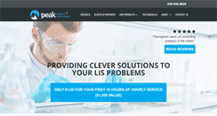 Desktop Screenshot of peakmedicaltech.com